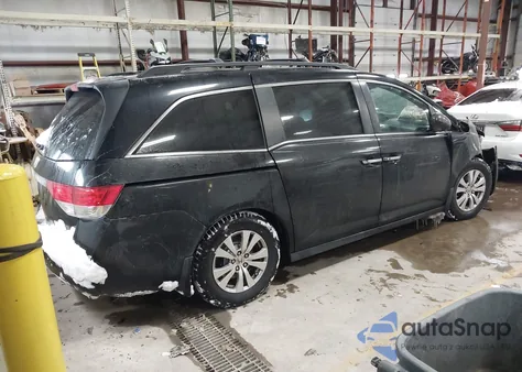 2014 Honda Odyssey Ex-L из США, поврежденный, VIN 5FNRL5H65EB072180